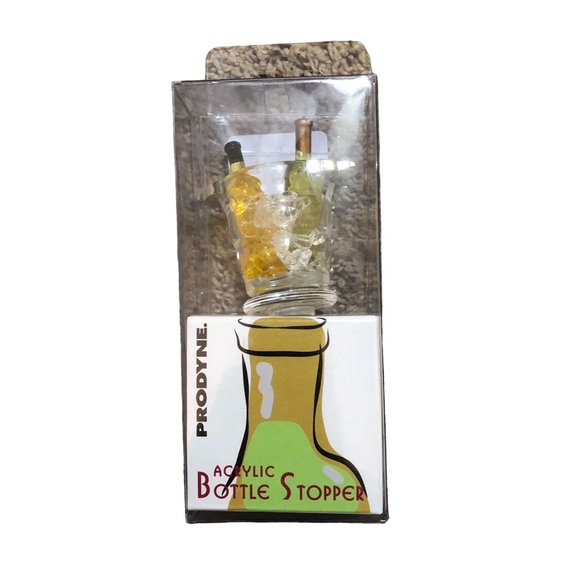 Prodyne Napa Wine Bucket Acrylic Mini Bottle Stopper - Picture 9 of 11